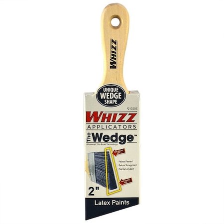 Work Tools 2" Wedge Professional Angled Cut Sash Paint Brush 21020S